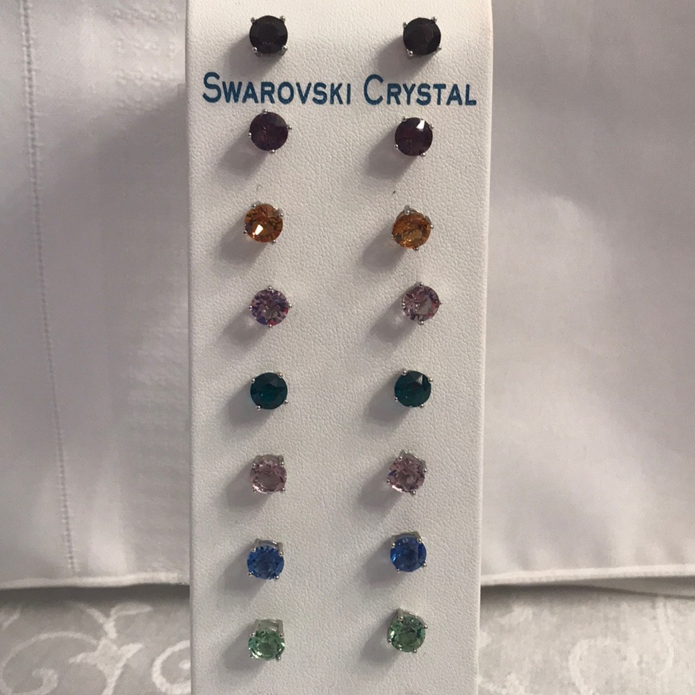 Sterling silver stud earrings